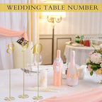 Therwen 20 Pcs Metal Table Numbers 1-20 Table Numbers for Wedding, Gold - Image 3