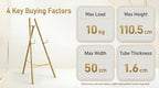 Ns Jymb Gold Easel Stand for Welcome Sign and Wedding Decor - Image 6