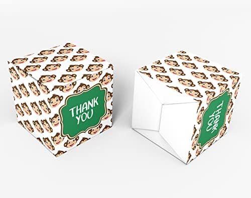 Paper Box - Mini Favor Box For Baby Shower 4x4x4 Inches Paper Gift Boxes, Candy Paper Box For Party Favors, Baby Shower Jungle,Boy/Girl Theme- Pack Of 20 - Image 2