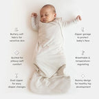 KYTE BABY Sleep Bag 1.0 TOG, Rayon Made From Bamboo Wearable Blanket, Dual Zipper For Infants And Toddlers Nursery Essentials - Image 3