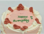 NICE PURCHASE Realistic Fake Birthday Cake Fake Food Bakery Shop Display Model Party Decoration Pro Cake Faux Replica Cake (6 inch wide & style H) - Image 2