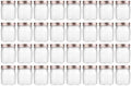 novelinks 8 oz Plastic Mason Jars and Clear Plastic Jars with Lids 8 oz by novelinks