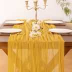 Cheesecloth Table Runner Fall Boho Wedding Birthday Party Home Decor - Image 5