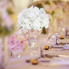 11.81 Inch White Hydrangea Flower Balls for Centerpieces - Image 3