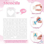 Wonderjune 147 Pcs Baby Shower Blocks Decorate Game Kit, Pink Elephant - Image 2