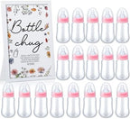 Roowest Bottle Chug Baby Shower Games Favors, Pink, Wideflower by Roowest