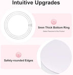 3 Pcs Cylinder Stands for Party, 35.4''/L 29.5''/M 23.6''/S Metal Cylinder Pedestal Stands White Round Table Display for Wedding Birthday Banquet Baby Shower Parties Event Decor - Image 3