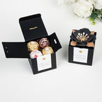 FEIYI 20 PCS Favor Boxes, White Candy Boxes 2.55x2.55x2.55 - Image 3