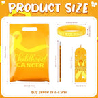 200 Pcs Childhood Cancer Awareness Items Bulk, Gold Ribbon Gifts Favor - Image 2