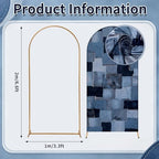 Breling 6.6ft Blue Jean Baby Shower Arch Backdrop Cover - Image 2