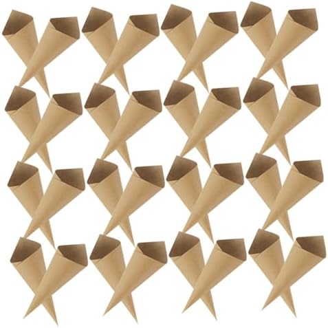 120pcs Wedding Paper Cones Confetti Petal Decorations Xmas by HOODANCOS