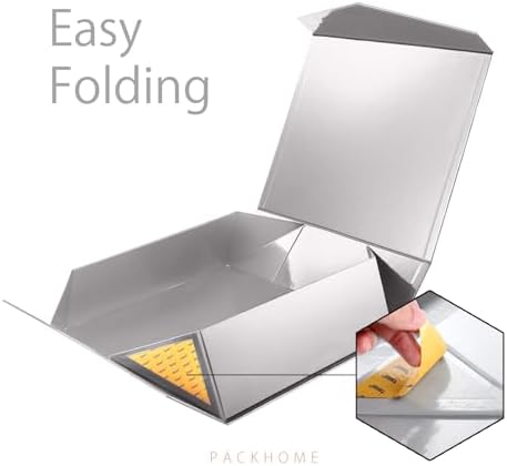 PACKHOME Extra Large Silver Gift Box Magnetic Lid 17x14.5x5.5in - Image 4
