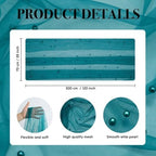Artoid Mode 6-Pack Pearl Teal Gauze Table Runner 10FT Home Decor - Image 6