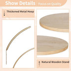 NUPTIO Wedding Gold Cake Stand: 11.7 Inch Arch Cupcake Display Stands - Image 5