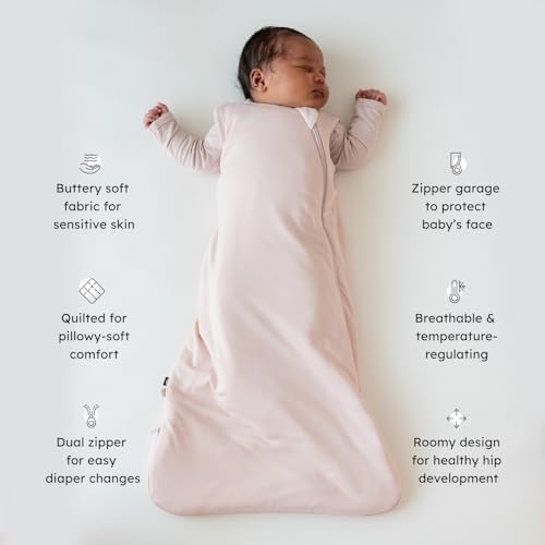 KYTE BABY Sleep Bag 1.0 TOG, Rayon Made From Bamboo Wearable Blanket, Dual Zipper For Infants And Toddlers Nursery Essentials - Image 3