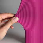 HUAYI Fuchsia Rosy Ripples Pattern Arch Backdrop Cover for Birthday Party Wedding Baby Shower Decorations Chiara Backdrops Arched Wall Frame Stands Covers Props GP-458 3ft * 5ft - Image 3