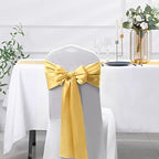 SiinvdaBZX 24 Pcs Gold Satin Table Runner 12 x 108 inches Long - Image 6