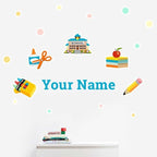 Oliver's Labels Premium Name Wall Decals - Matte Finish Personalized Wall Art for Kids' Rooms & Nurseries (Class) by Oliver%27s+Labels
