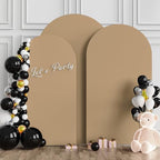 Wokceer Arch Backdrop Cover Khaki Arch Covers Stretchy 7.2FT,6.6FT,6FT - Image 3