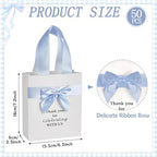 party greeting 50Pcs Wedding Gift Bags for Bridal Shower Bulk with Bow - Image 2