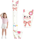 Personalized Name Height Chart for Kids, Alpaca Height Measurement for Wall, Wooden Growth Chart for Boys Girls, Playroom Wall Decor Measuring Board for Kids Height by Chgcuofce