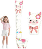 Personalized Name Height Chart for Kids, Alpaca Height Measurement for Wall, Wooden Growth Chart for Boys Girls, Playroom Wall Decor Measuring Board for Kids Height by Chgcuofce