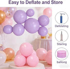 Reusable Inflatable Balloon Garland Arch Kit, 3/7 PCS Reusable Balloon Garland, Linked Pvc Balloons with Elastic Bands, One-Step, Effortless, Long-Lasting (7-Ball Gold) - Image 3
