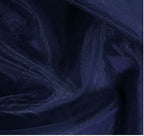 60 Yard Organza Fabric 44" Wide for Wedding Event Décor - Navy Blue - Image 5