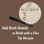 Wooden Monthly Milestone Cards – Set for Baby Photos – Newborn Milestone Discs – Engraved Wooden Baby Age Markers for Monthly Growth Photos – Perfect Baby Shower Gift - Image 5