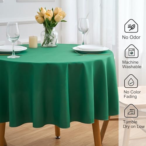 FINDYOU Hunter 6 Pack Round 60 Inch Tablecloth, Premium Polyester Table Cloth Washable Table Cover Stain and Wrinkle Resistant Decorative Table Cover for Party Wedding - Image 3