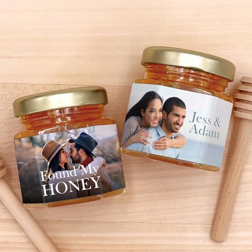 Honey Wedding Favors, Custom Honey Jars for Wedding Favors, Baby Shower Honey Favors, Wedding Honey Favors (Set of 12) - Image 3