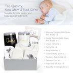 New Mom Gifts for Women, Top Pregnancy Gifts for New Parents Gender Reveal Gifts with Mom and Dad Tumbler Set for First Time Moms, Expecting Parents to Be, Gender Reveal, Baby Shower… (Grey) - Image 6