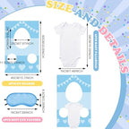 Shyyween 6 Sets Baby Shower Games Feed the Baby Blue Gender Reveal Game Kit - Image 2