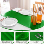 20 Pack Satin Table Runner 12 X 108 Inch Silk Table Runner for Party,Wedding, Birthday, Banquets,Decoration(Green) - Image 4