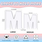 13.8" Extra Large Acrylic Letter Charcuterie Board Box, Reusable Fillable Letter Cake Candy Dish Display Serving Tray for Birthday Anniversary Party Decoration (M) - Image 2