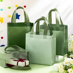 Wesnoy 36 Pcs Woven Gift Bags, Reusable Pastel Tote with Handles - Image 4