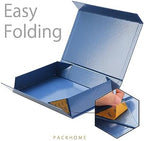 PACKHOME 6 Blue Gift Boxes 11.5x8x2.5in with Magnetic Lids for Shirt - Image 5