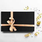 Black Birthday Gift Box with Magnetic Lid for Presents, 14"x8.5"x4.5" - Image 6