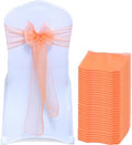 MDS Pack of 300 Organza Chair Sashes for Wedding & Event Décor – Peach by MDS