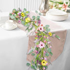6.5FT Wildflower Garland Daisy Artificial Flowers Garland with Lavender - Image 2
