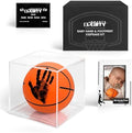 Baby Basketball Handprint Kit - Baby Boy Basketball Newborn Keepsake Kit by SmartandSporty