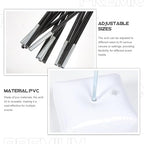 Detachable Balloon Arch Stand Kit with Base, White Steel Xmas Halloween - Image 5