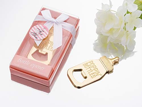 24 Packs Poppin Bottle Opener for Baby Shower Favors,Gifts,Decorations and Souvenirs for Guests - Image 2