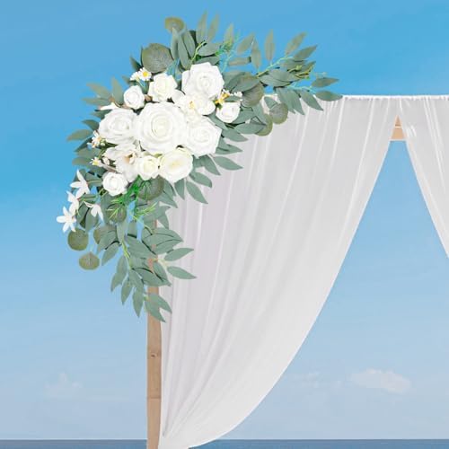Wedding Arch Faux Flowers Set of 2 - Image 7