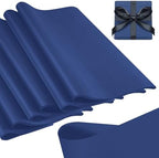 500 Sheets Navy Blue Tissue Paper Bulk 15 x 20 Inch for Rosh Hashanah Gifts by Qilery