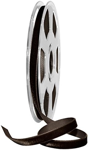 Morex Ribbon Nylon, 3/8 inch by 11 Yards, Café, Item 01210/10-636 Nylvalour Velvet Ribbon 3/8" x 11 yd by MorexRibbon