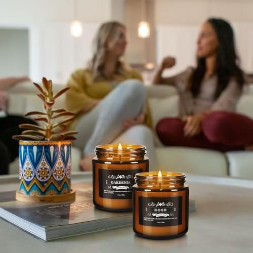 YOROXRG 24 Pcs Scented Candles with Added Natural Essential Oils, 3.05oz, Suitable for Various Festivals, Parties, Yoga, and Home Scene - Image 3