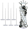 SINBEE Balloon Arch Stand, Balloon Stand Set of 6, 7 Feet Height Adjustable Metal Balloon Column Stand for Party Decorations Wedding Birthday, Graduation Party Decoration, Baby Shower by SINBEE