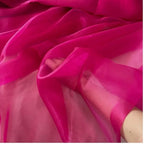 35 Yard Organza Fabric 44" Wide for Wedding Event Décor - Magenta - Image 4