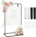 EMART Wedding Welcome Sign Stand 68'' Black Adjustable Easel Display Stand by EMART